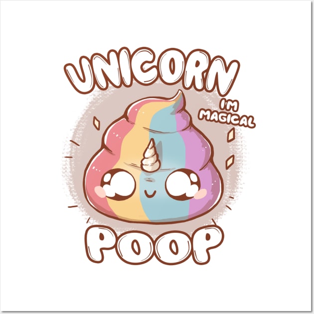 Unicorn Poop Wall Art by xMorfina